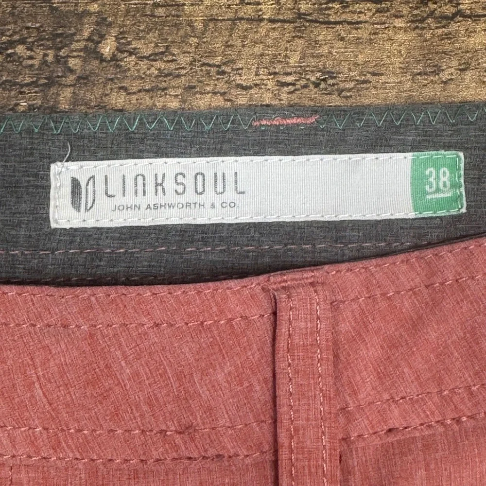 Linksoul Golf Shorts‎ Flat Front Hybrid Casual Walk Shorts Size 38